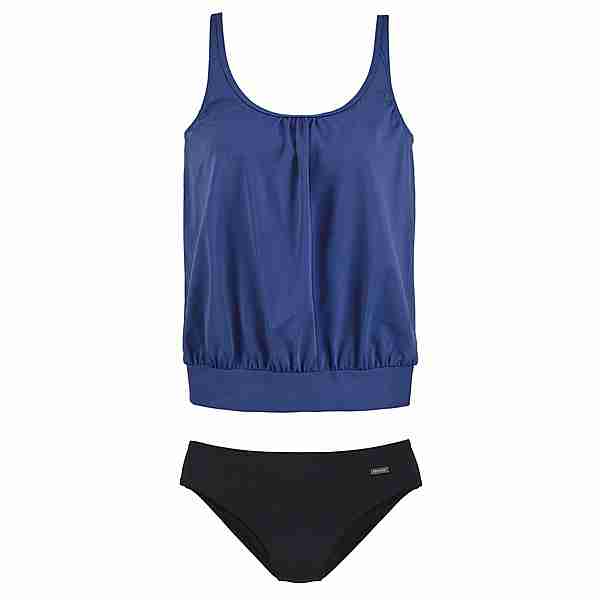 Lascana Oversize-Tankini Bikini Set Damen blau
