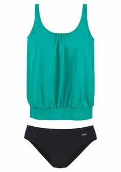 Lascana Oversize-Tankini Bikini Set Damen mint