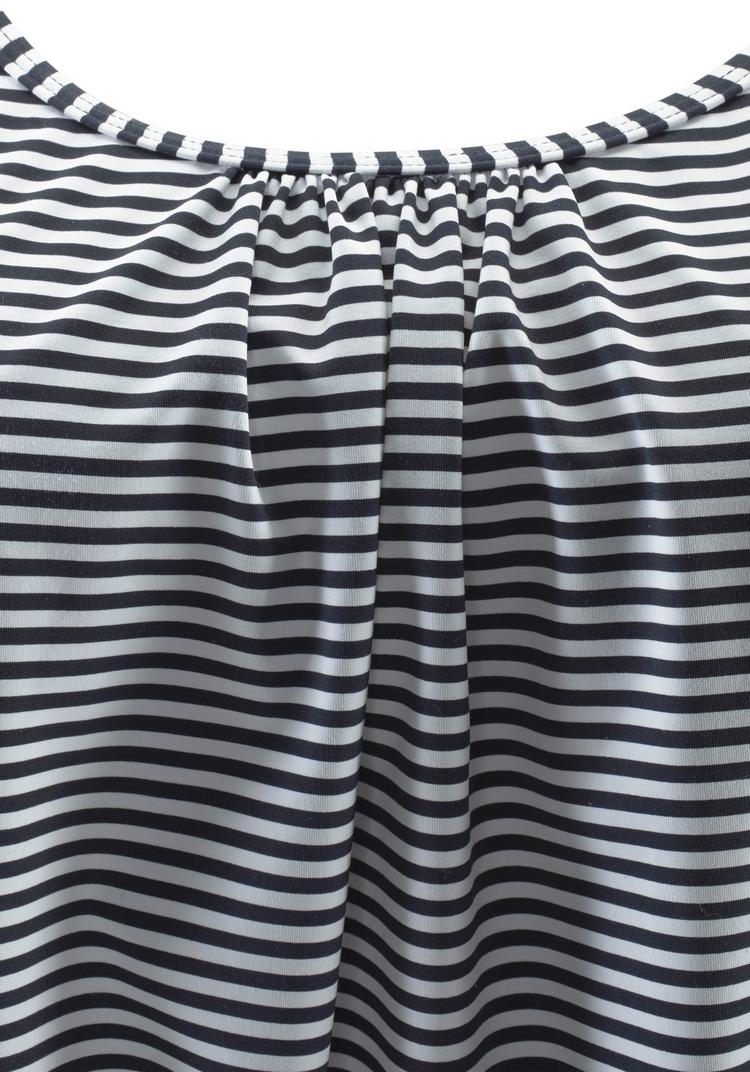 Lascana Lascana Oversize-Tankini Bikini Set Damen - marine-gestreift - 1 | SportScheck