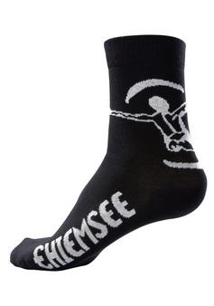 Chiemsee Freizeitsocken Freizeitsocken weiß schwarz grau