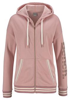 Bench Kapuzensweatjacke Sweatjacke Damen apricot