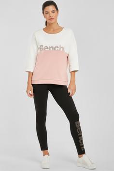 Rückansicht von Bench Sweatshirt Sweatshirt Damen apricot-ecru