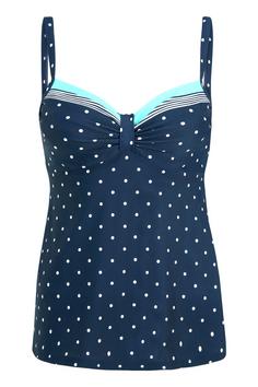 Lascana Bügel-Tankini-Top Tankini Oberteil Damen marine-türkis