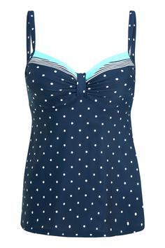 Lascana Bügel-Tankini-Top Bikini Oberteil Damen marine-türkis