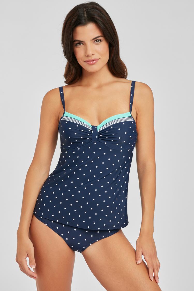 Lascana Lascana B&uuml;gel-Tankini-Top Bikini Oberteil Damen - marine-t&uuml;rkis - 2 | SportScheck