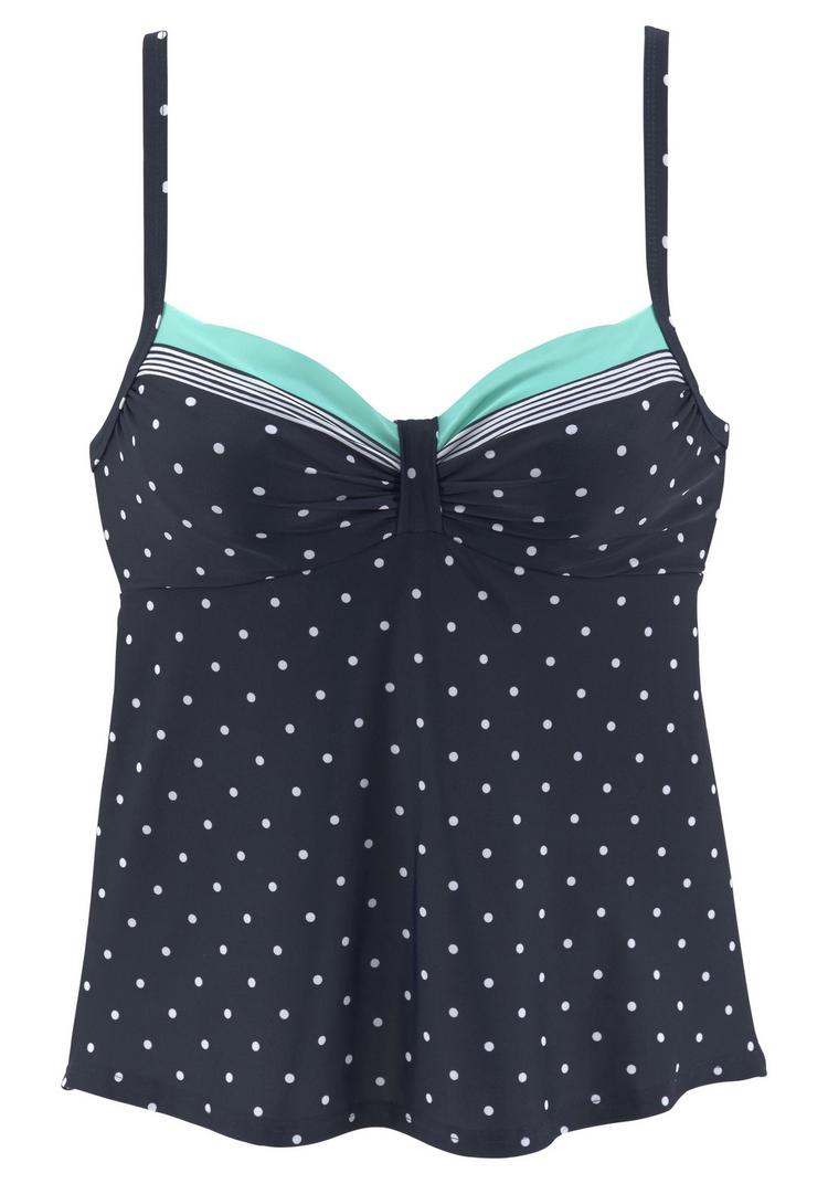 Lascana Lascana B&uuml;gel-Tankini-Top Bikini Oberteil Damen - marine-t&uuml;rkis - 1 | SportScheck