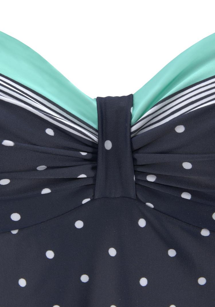 Lascana Lascana B&uuml;gel-Tankini-Top Bikini Oberteil Damen - marine-t&uuml;rkis - 2 | SportScheck