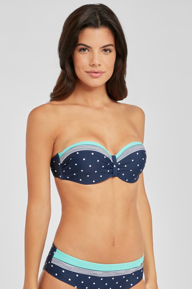 Lascana Lascana Bandeau-Bikini-Top Bikini Oberteil Damen - marine-t&uuml;rkis - 2 | SportScheck
