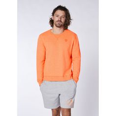 Rückansicht von Chiemsee Sweater Sweatshirt Herren Shock Orange