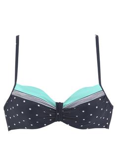 Lascana Bügel-Bikini-Top Bikini Oberteil Damen marine-türkis