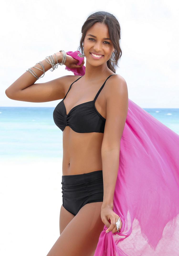 Lascana Lascana B&uuml;gel-Bikini Bikini Set Damen - schwarz - 3 | SportScheck