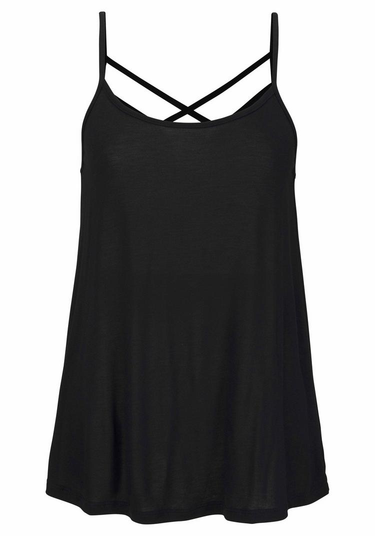 Lascana Lascana Spaghettitop Spaghettitop Damen - schwarz - 0 | SportScheck