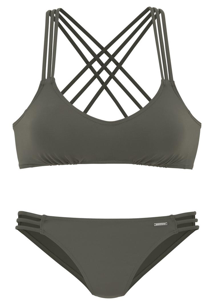 BRUNO BANANI BRUNO BANANI Bustier-Bikini Bikini Set Damen - oliv - 0 | SportScheck