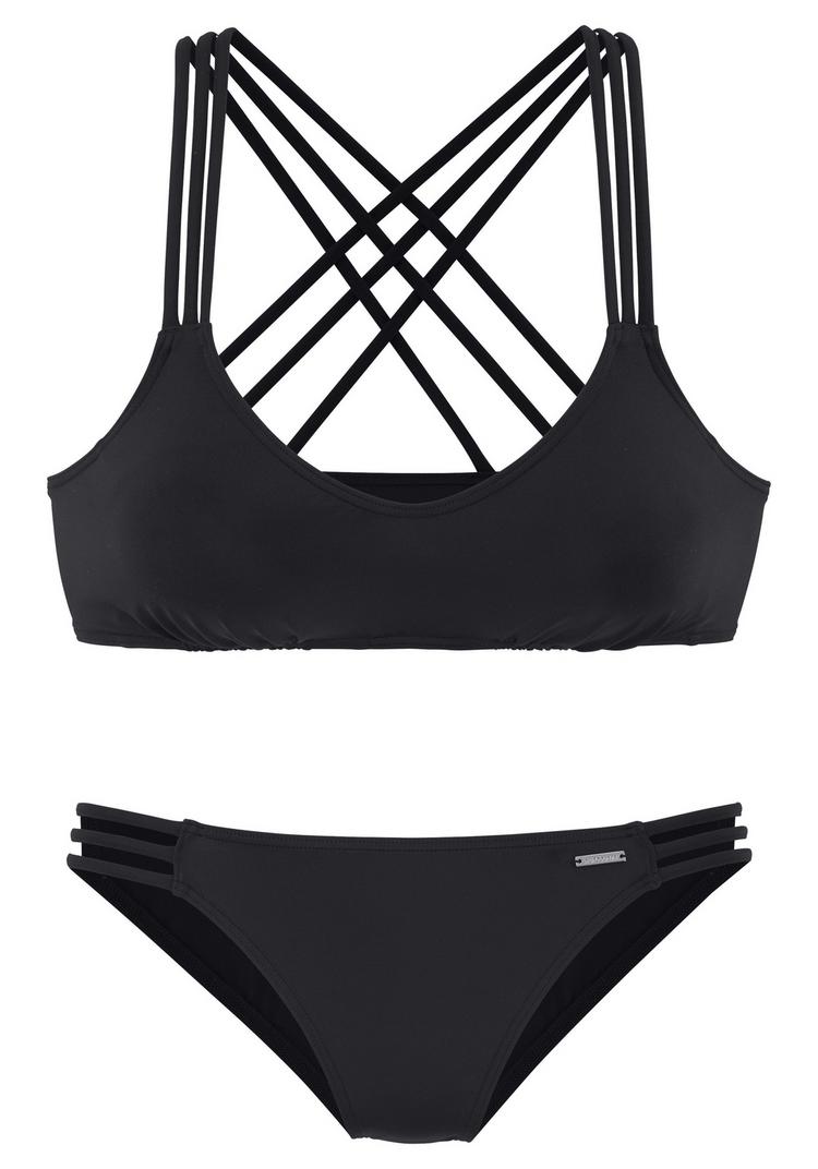 BRUNO BANANI BRUNO BANANI Bustier-Bikini Bikini Set Damen - schwarz - 0 | SportScheck