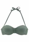 Bench B&uuml;gel-Bandeau-Bikini-Top Bikini Oberteil Damen - oliv