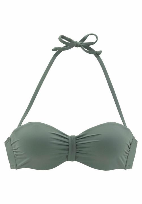 Bench B&uuml;gel-Bandeau-Bikini-Top Bikini Oberteil Damen