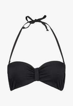 Bench B&uuml;gel-Bandeau-Bikini-Top Bikini Oberteil Damen schwarz