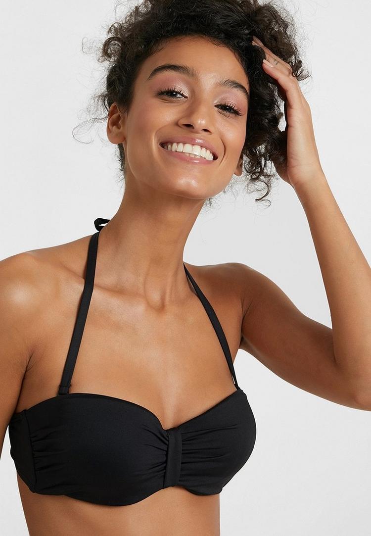 Bench Bench B&uuml;gel-Bandeau-Bikini-Top Bikini Oberteil Damen - schwarz - 3 | SportScheck