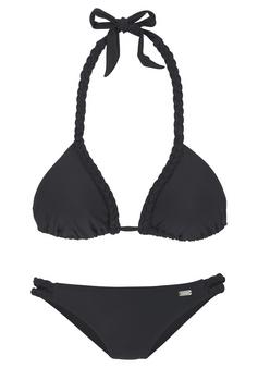 Buffalo Triangel-Bikini Bikini Set Damen schwarz