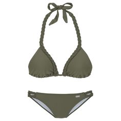 Buffalo Triangel-Bikini Bikini Set Damen oliv