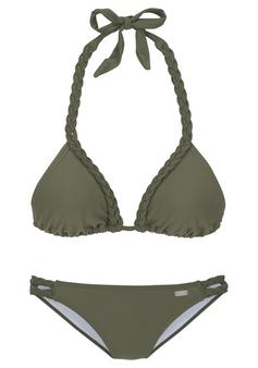 Buffalo Triangel-Bikini Bikini Set Damen oliv