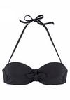 Lascana Bandeau-Bikini-Top Bikini Oberteil Damen - schwarz