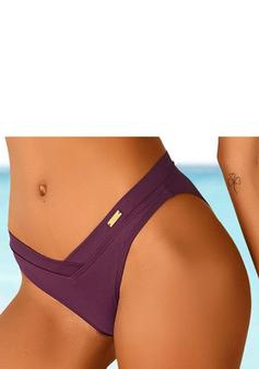 Rückansicht von Lascana Bikini-Hose Bikini Hose Damen bordeaux