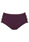Lascana Highwaist-Bikini-Hose Bikini Hose Damen - bordeaux