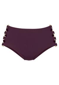 Lascana Highwaist-Bikini-Hose Bikini Hose Damen - bordeaux