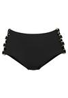 Lascana Highwaist-Bikini-Hose Bikini Hose Damen - schwarz