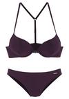 BRUNO BANANI Push-Up-Bikini Bikini Set Damen - bordeaux