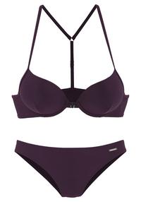 BRUNO BANANI Push-Up-Bikini Bikini Set Damen - bordeaux