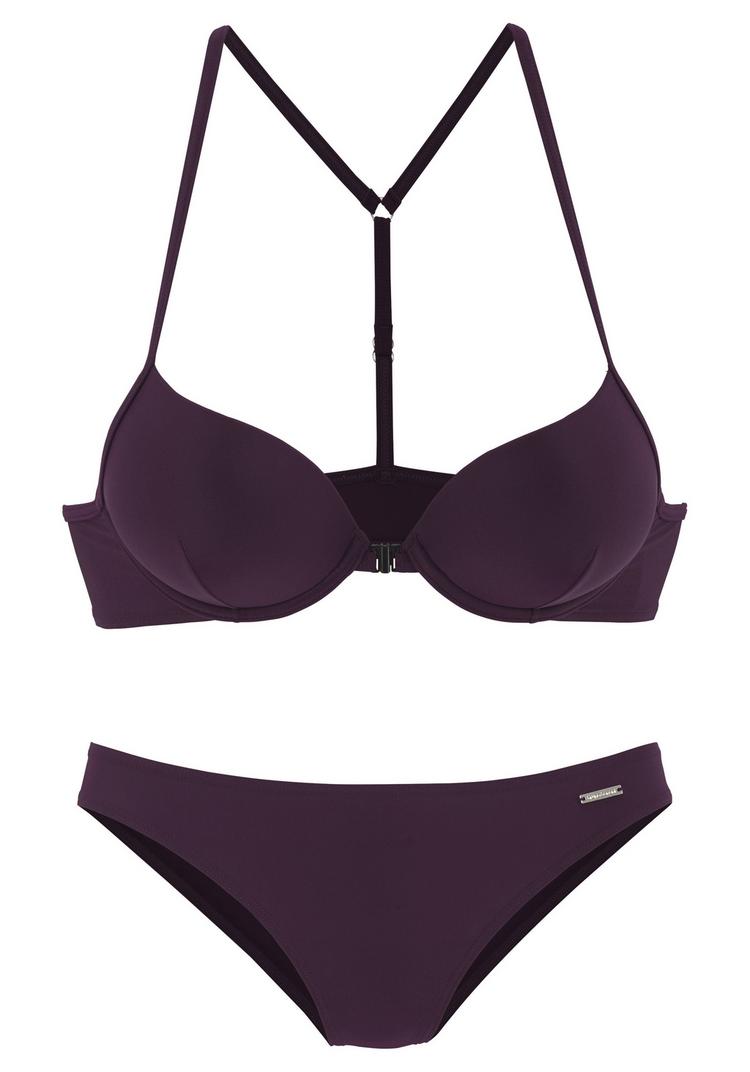 BRUNO BANANI BRUNO BANANI Push-Up-Bikini Bikini Set Damen - bordeaux - 0 | SportScheck