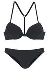 BRUNO BANANI Push-Up-Bikini Bikini Set Damen - schwarz