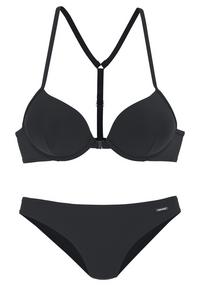 BRUNO BANANI Push-Up-Bikini Bikini Set Damen - schwarz