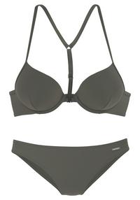 BRUNO BANANI Push-Up-Bikini Bikini Set Damen - oliv