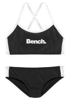 Bench Bustier-Bikini Bikini Set Damen schwarz-weiß