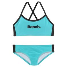 Bench Bustier-Bikini Bikini Set Damen türkis-schwarz