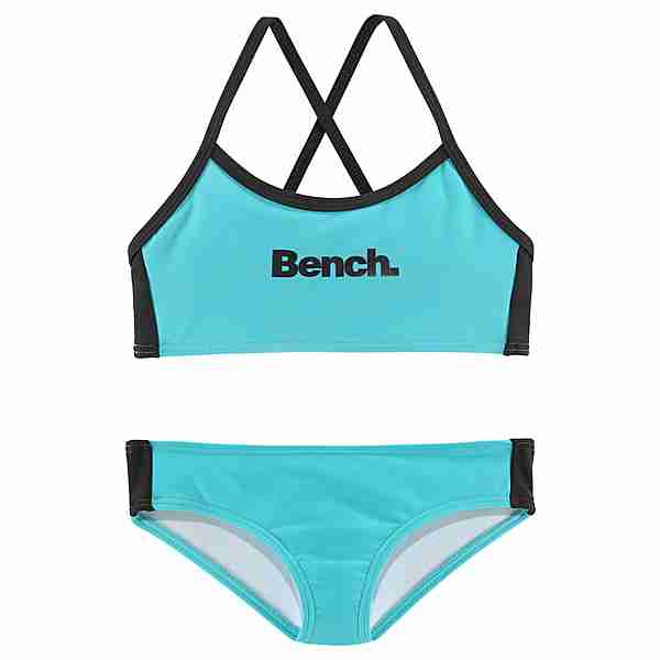 Bench Bustier-Bikini Bikini Set Damen türkis-schwarz