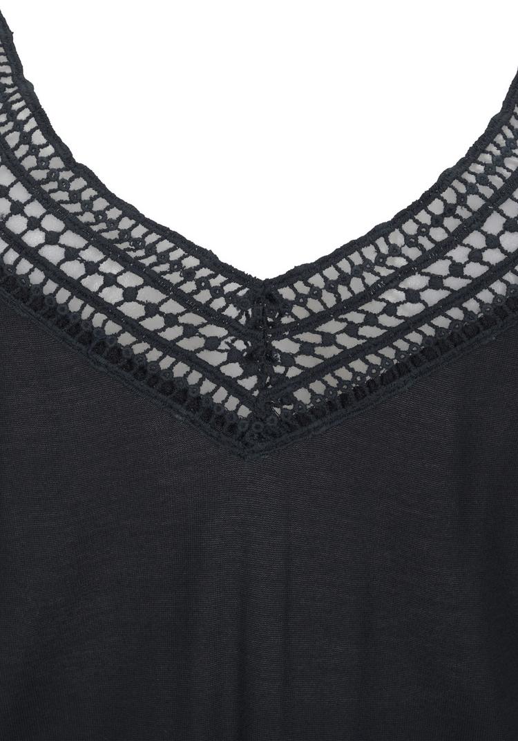 Lascana Lascana Strandtop T-Shirt Damen - schwarz - 0 | SportScheck