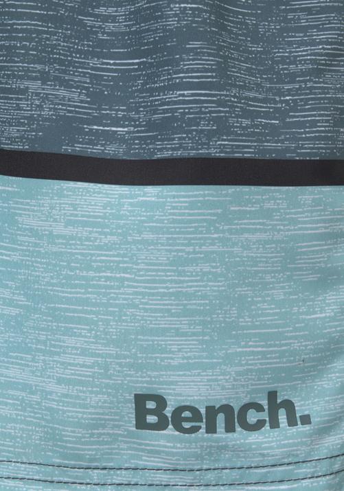 Rückansicht von Bench Badeshorts Badeshorts Herren schwarz-blau