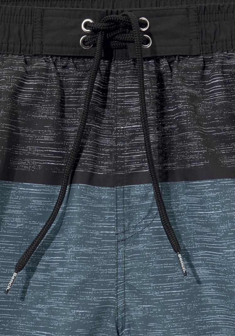 Bench Bench Badeshorts Badehose Herren - schwarz-blau - 1 | SportScheck
