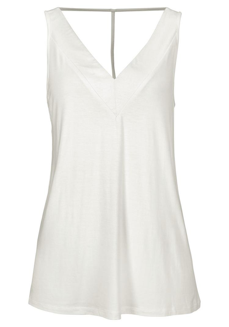 Buffalo Buffalo Tanktop Tanktop Damen - creme - 0 | SportScheck