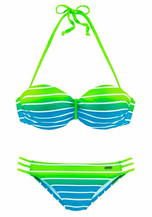 VENICE BEACH B&uuml;gel-Bandeau-Bikini Bikini Set Damen