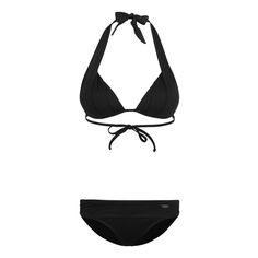 Lascana Triangel-Bikini Bikini Set Damen schwarz