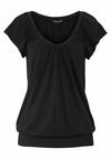 Lascana V-Shirt V-Shirt Damen - schwarz