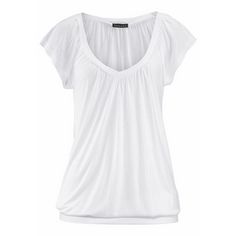 Lascana V-Shirt V-Shirt Damen weiß