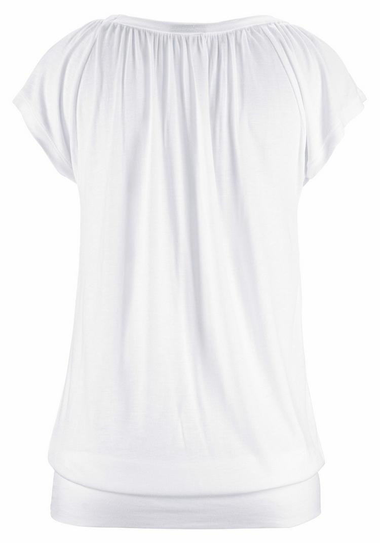 Lascana Lascana V-Shirt V-Shirt Damen - wei&szlig; - 0 | SportScheck