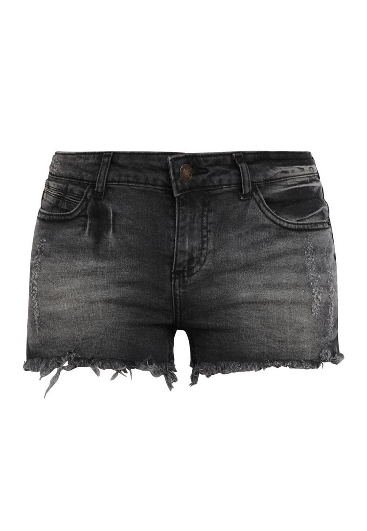 Buffalo Buffalo Jeanshotpants Jeansshorts Damen - schwarz-washed - 0 | SportScheck