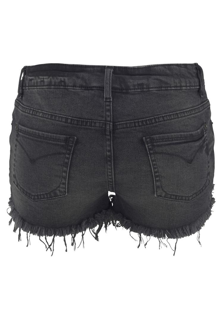 Buffalo Buffalo Jeanshotpants Jeansshorts Damen - schwarz-washed - 0 | SportScheck